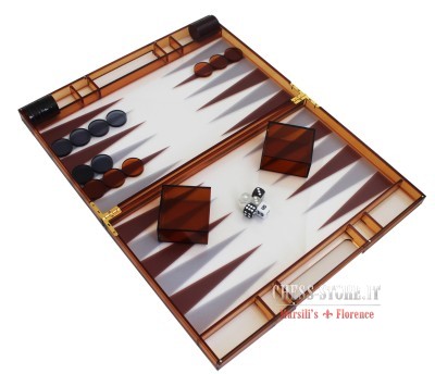 BACKGAMMON made of PLEXIGLASS online